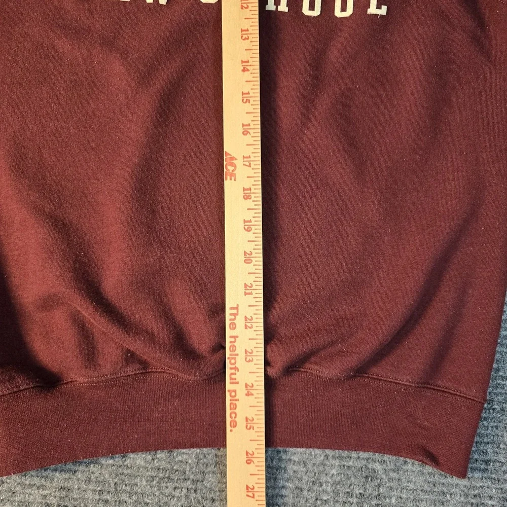 Harvard Law School Maroon Long Sleeve Sweatshirt Champion  Small Crimson